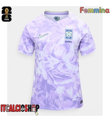 Repubblica di Corea Seconda Maglia Femmina Mondiali 2026 Manica Corta